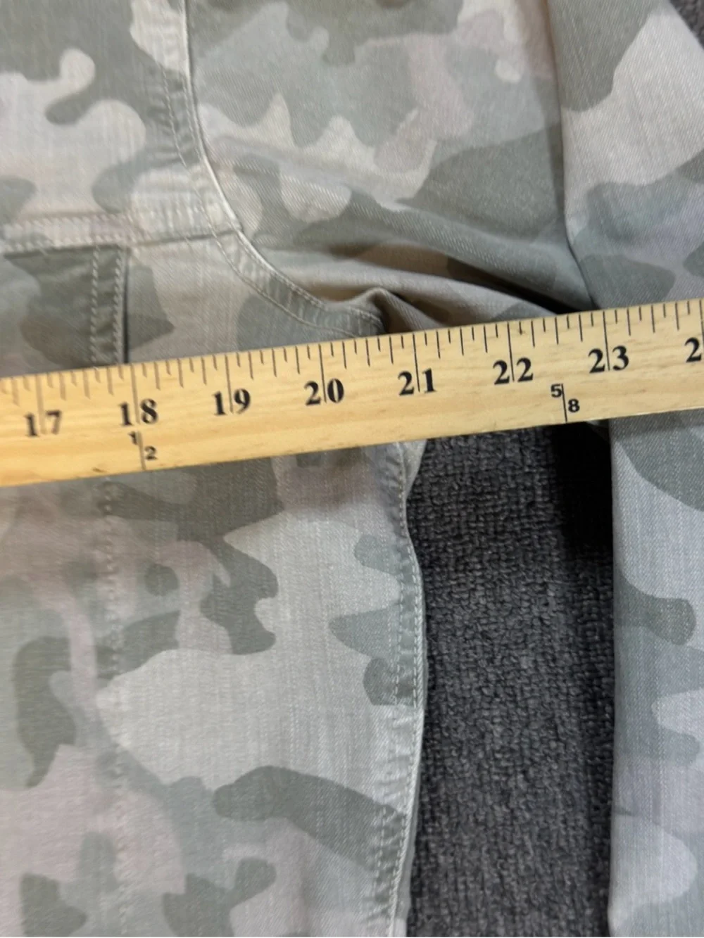 Dear John Light Gray Camouflage Utility Jacket Women’s Size Small NEW - Picture 7 of 14